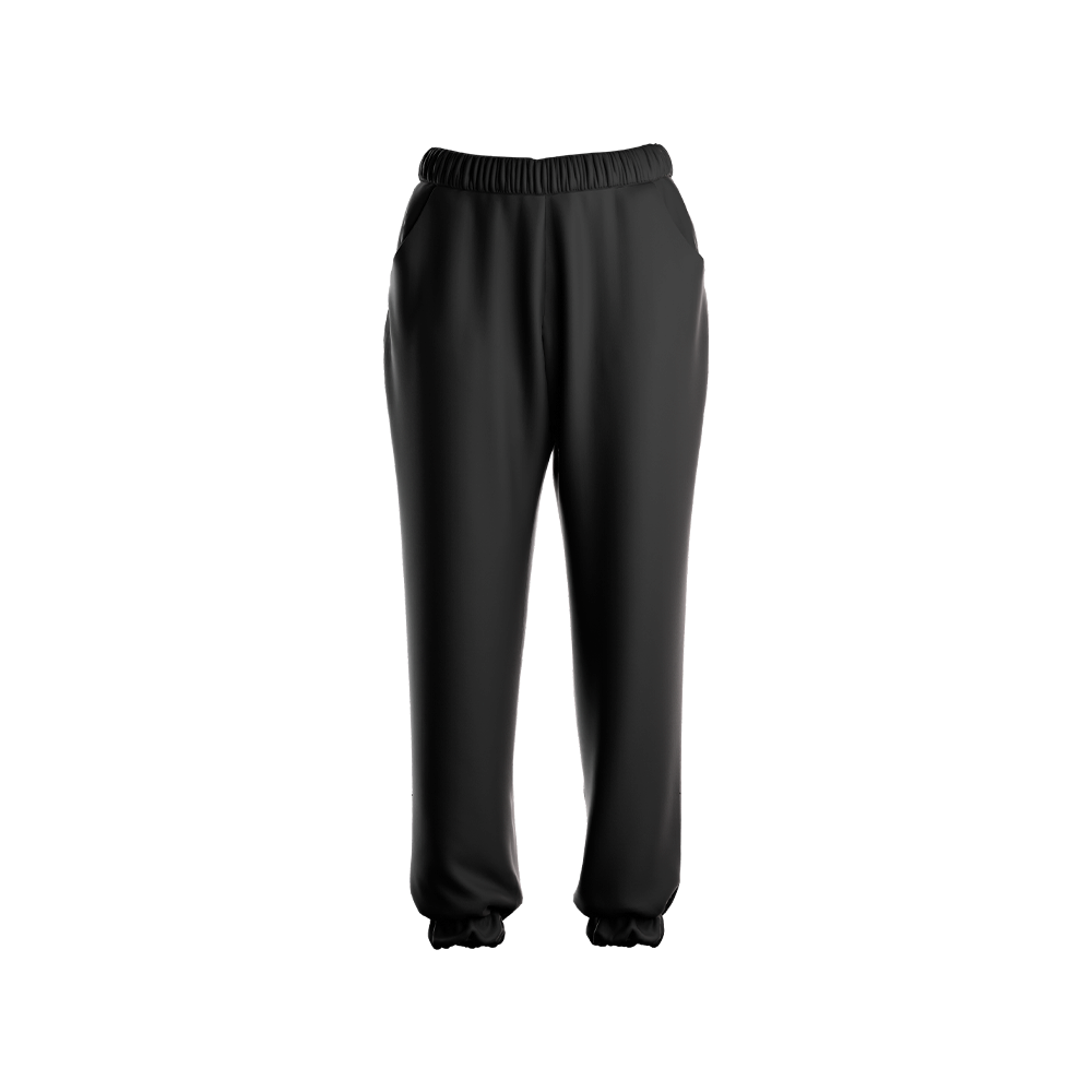 Front of Black Sweatpant