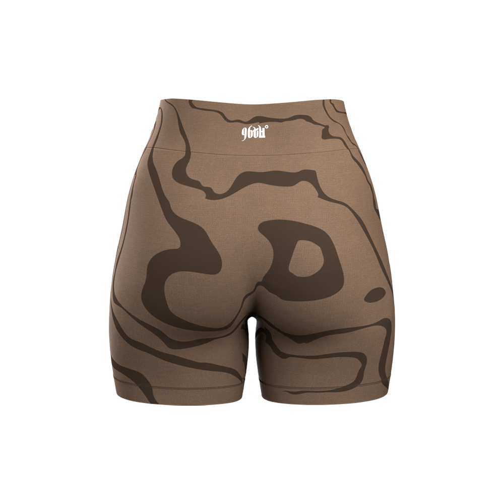 Marble Shorts - Brown