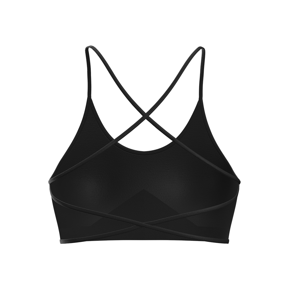 Black Cross Back Bra