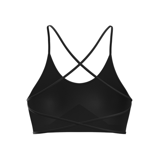 Black Cross Back Bra