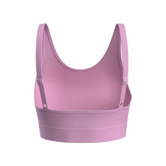 Baby Pink Adjustable Sports Bra