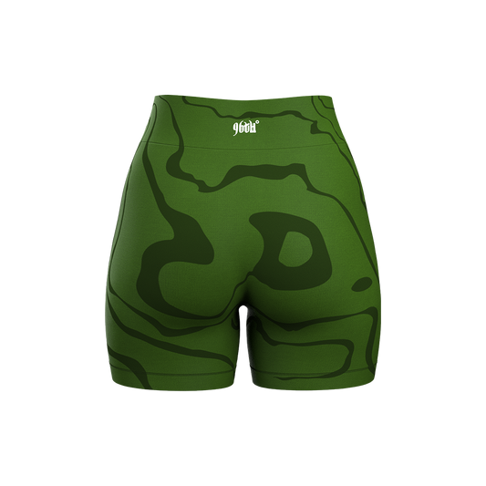 Marble Shorts - Forest Green