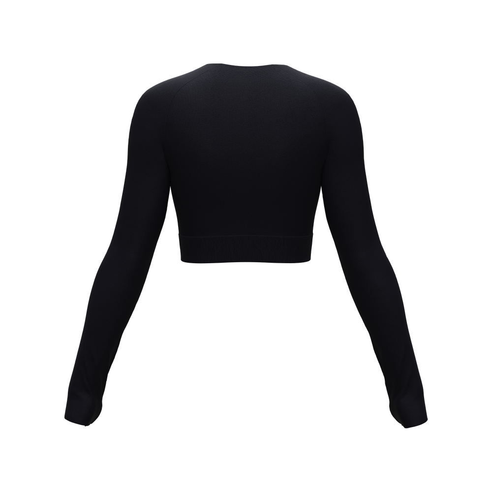 Cropped Long Sleeve - Midnight