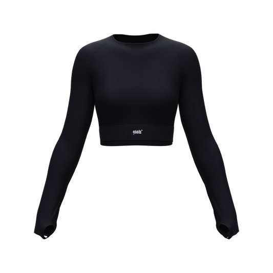 Cropped Long Sleeve - Midnight