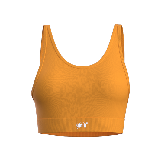 Orange Adjustable Sports Bra