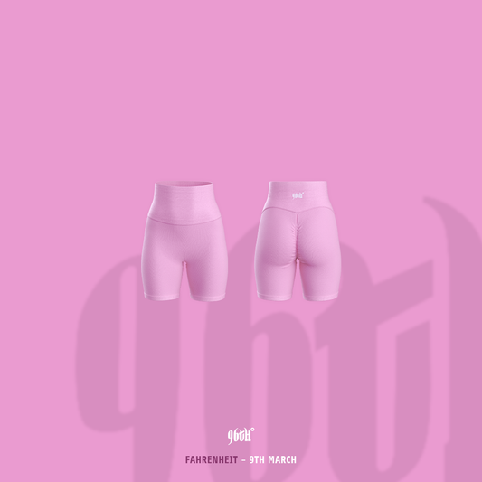 V Cut Booty Scrunch Shorts - Bubble Gum Pink – ELMNT